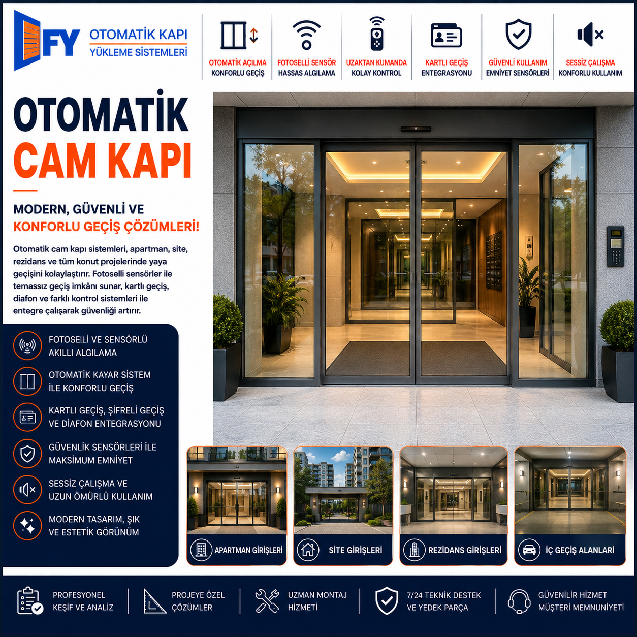Otomatik Cam Kapı