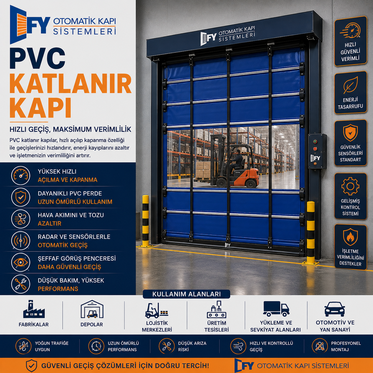 PVC Katlanır Kapı