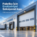 Fabrika İçin Endüstriyel Seksiyonel Kapı