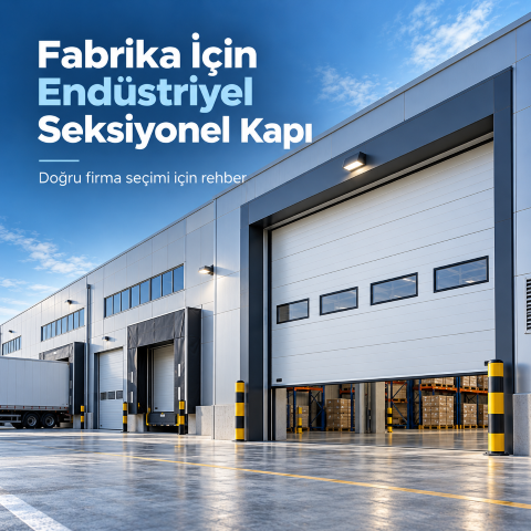 Fabrika İçin Endüstriyel Seksiyonel Kapı Yaptırırken Hangi Firma Tercih Edilmeli?