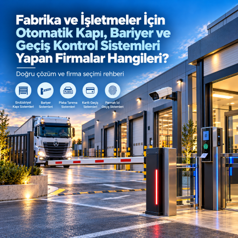Fabrika ve İşletmeler İçin Otomatik Kapı, Bariyer ve Geçiş Kontrol Sistemleri Yapan Firmalar Hangileri?