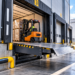 Lojistik Depoda Forklift ve Yükleme Rampası