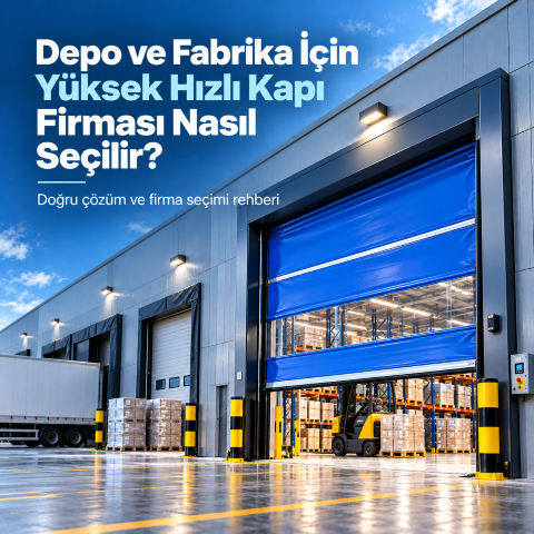 Depo ve Fabrika İçin Yüksek Hızlı Kapı Firması Nasıl Seçilir?